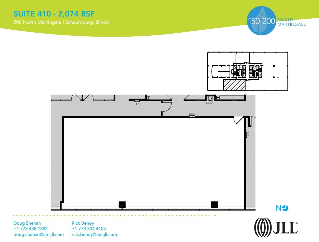 150 N Martingale Rd, Schaumburg, IL en alquiler Plano de la planta- Imagen 1 de 1