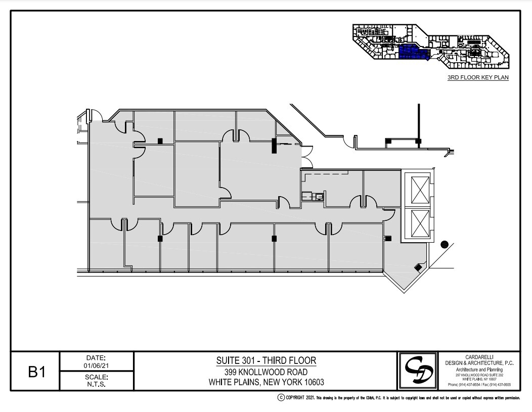 399 Knollwood Rd, White Plains, NY en alquiler Plano de la planta- Imagen 1 de 1