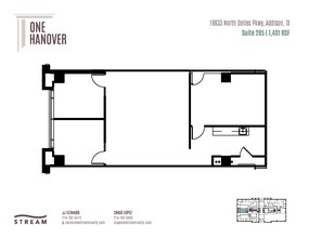 16633 N Dallas Pky, Addison, TX en alquiler Plano de la planta- Imagen 1 de 1