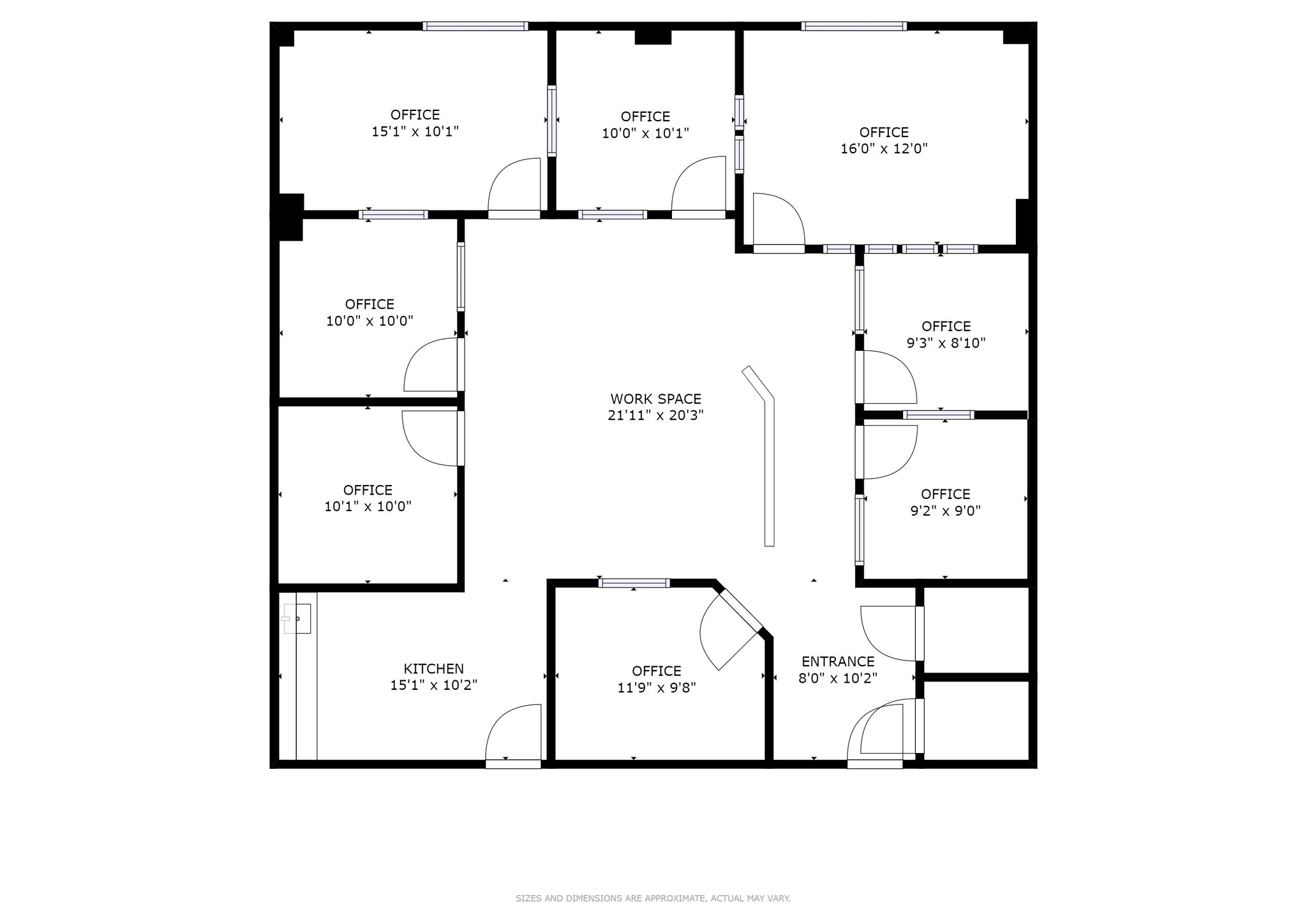 2 Madison Ave, Larchmont, NY en alquiler Plano de la planta- Imagen 1 de 20