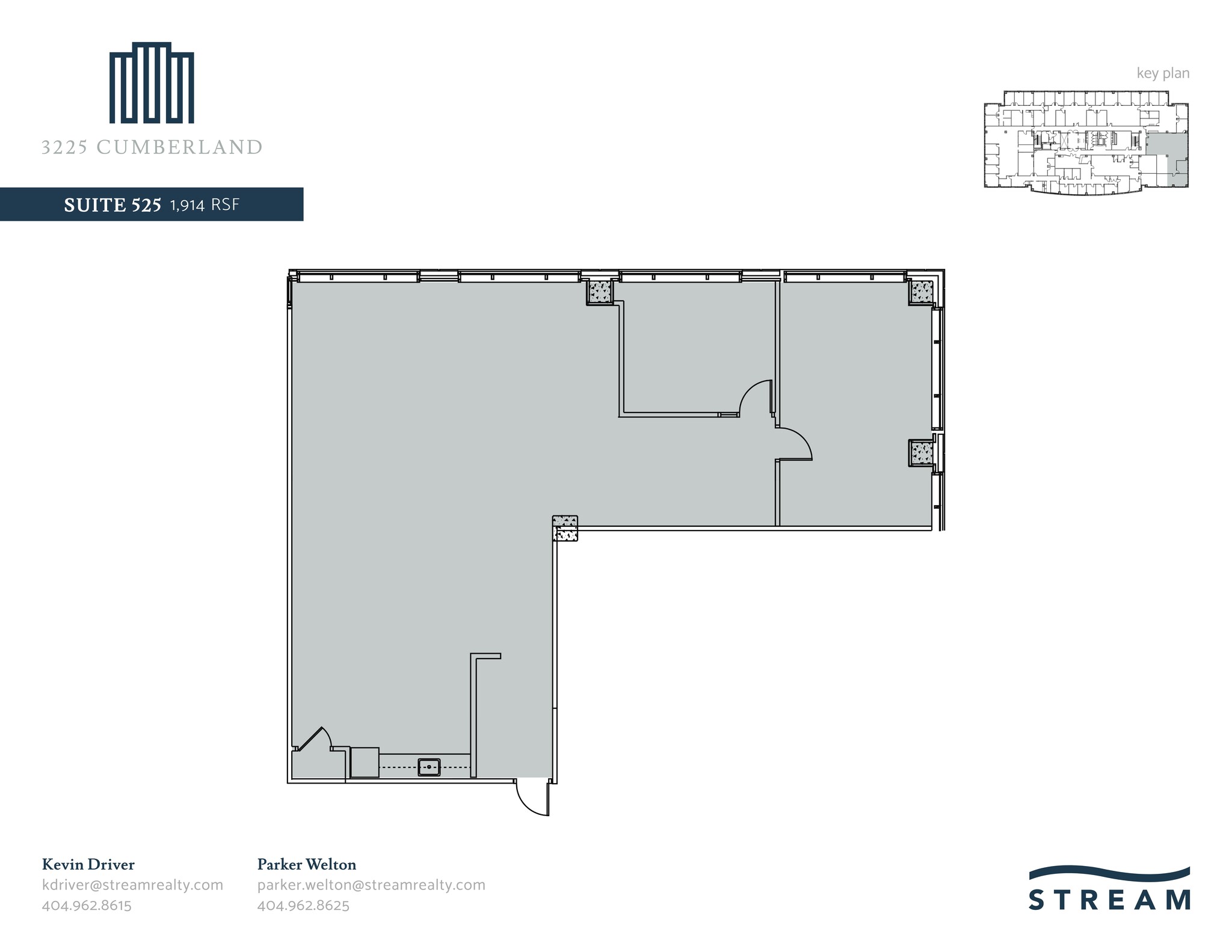 3225 Cumberland Blvd SE, Atlanta, GA en alquiler Plano del sitio- Imagen 1 de 2