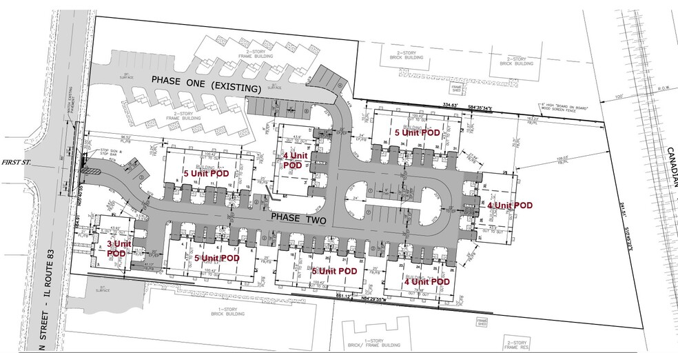 Antioch Residential Land & 10 Townhomes cartera de 2 inmuebles en venta en LoopNet.es - Plano del sitio - Imagen 2 de 8