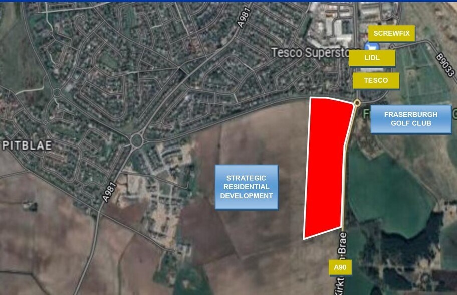 Boothby Rd, Fraserburgh en venta - Plano del sitio - Imagen 1 de 1