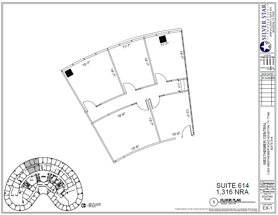 11200 Westheimer Rd, Houston, TX en venta Plano de la planta- Imagen 1 de 1