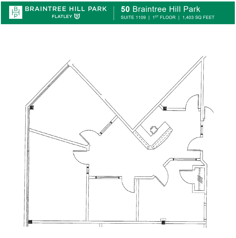 50 Braintree Hill Office Park, Braintree, MA en alquiler Plano de la planta- Imagen 1 de 1