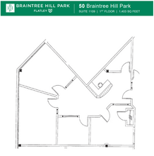 50 Braintree Hill Office Park, Braintree, MA en alquiler Plano de la planta- Imagen 1 de 1