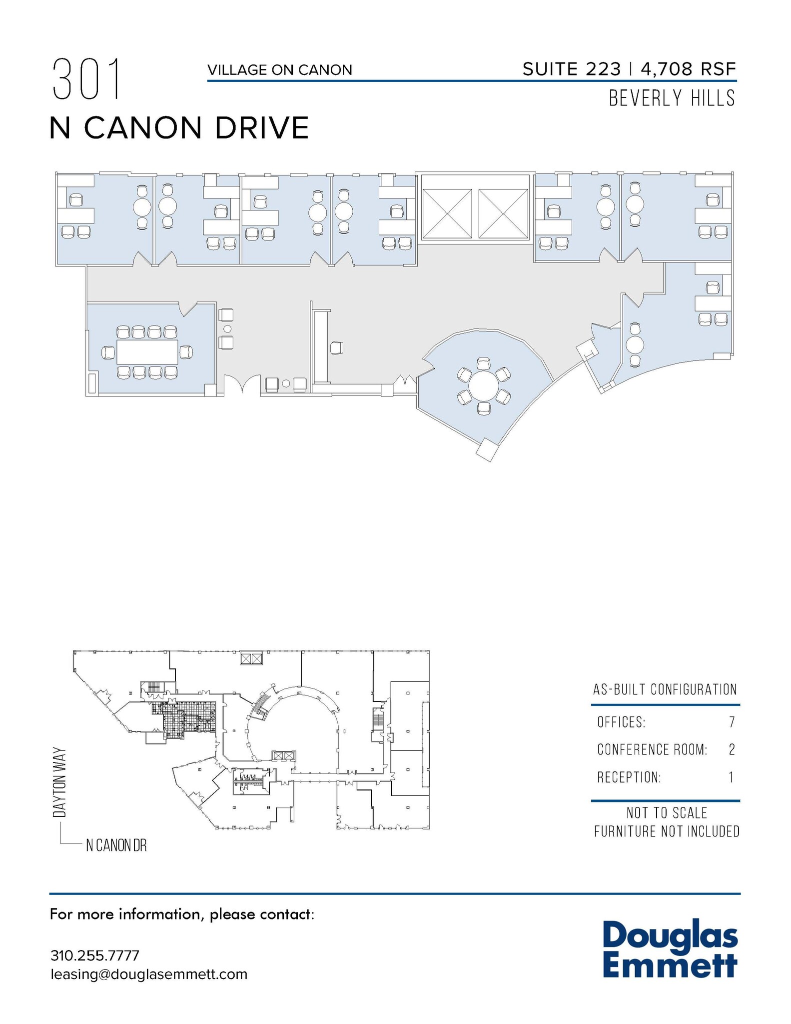 301-333 N Canon Dr, Beverly Hills, CA en alquiler Plano de la planta- Imagen 1 de 1