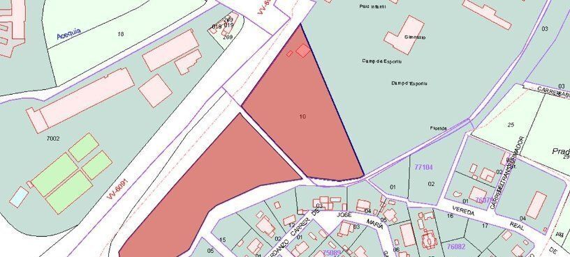 Terreno en Llíria en venta - Plano de la planta - Imagen 3 de 5