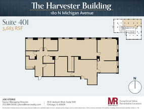 180 N Michigan Ave, Chicago, IL en alquiler Plano de la planta- Imagen 1 de 1