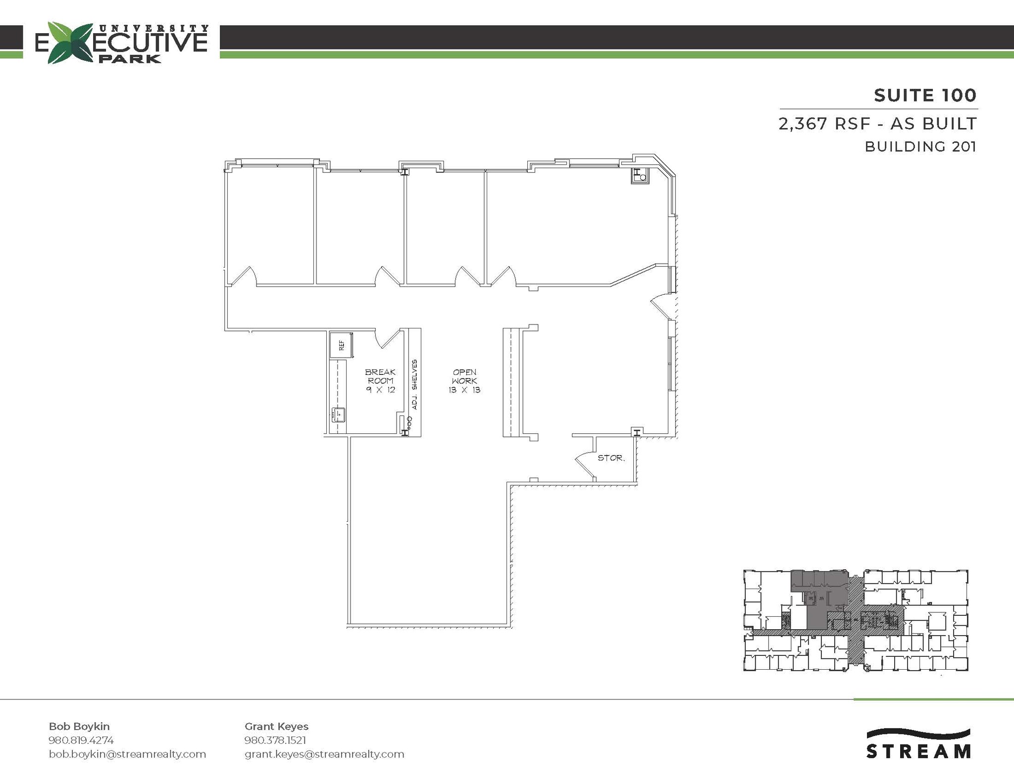 301 McCullough Dr, Charlotte, NC en alquiler Plano de la planta- Imagen 1 de 1