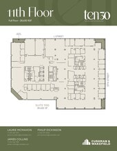 1030 15th St NW, Washington, DC en alquiler Plano de la planta- Imagen 1 de 1