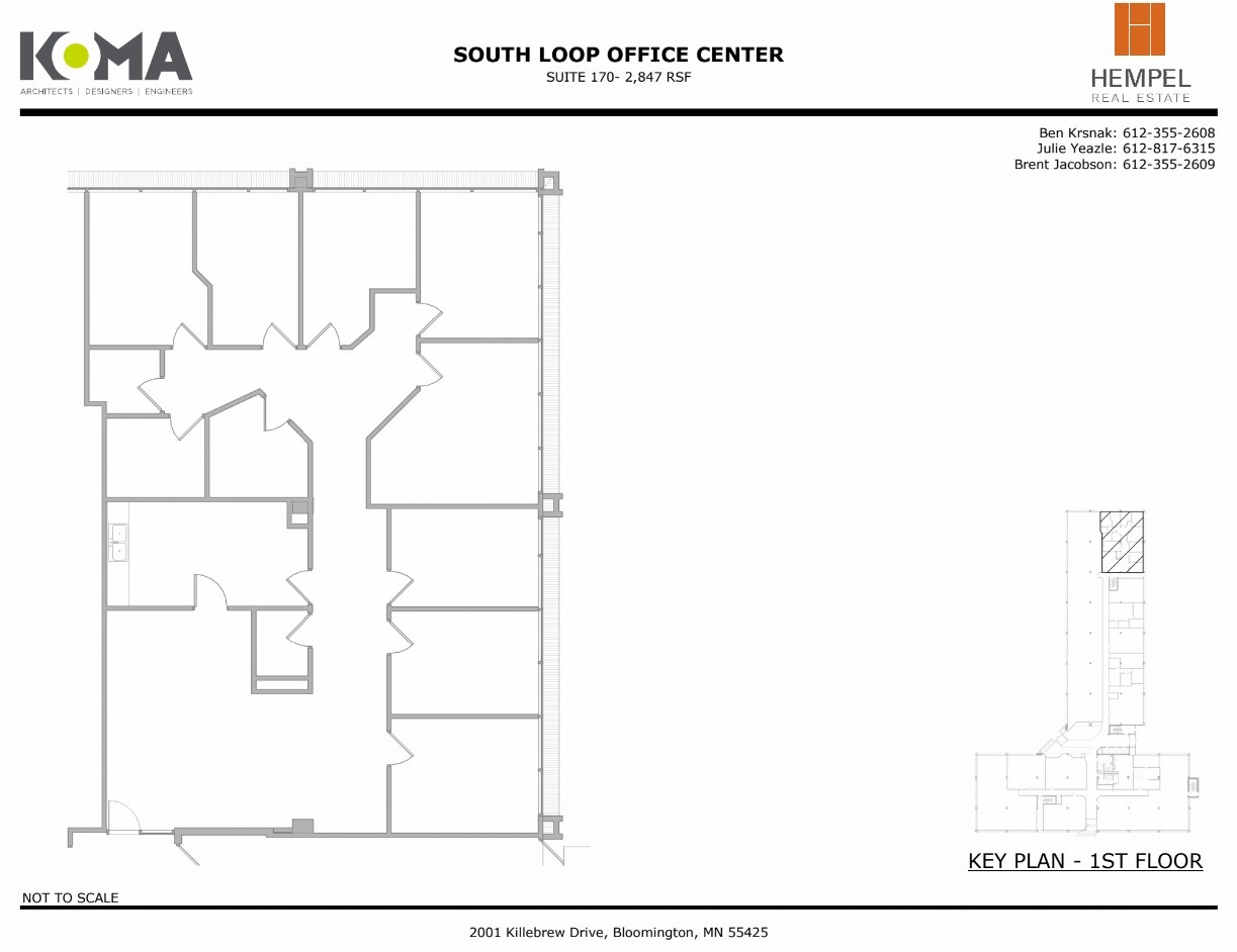 2001 Killebrew Dr, Bloomington, MN en alquiler Plano de la planta- Imagen 1 de 1