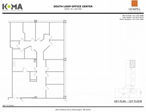 2001 Killebrew Dr, Bloomington, MN en alquiler Plano de la planta- Imagen 1 de 1