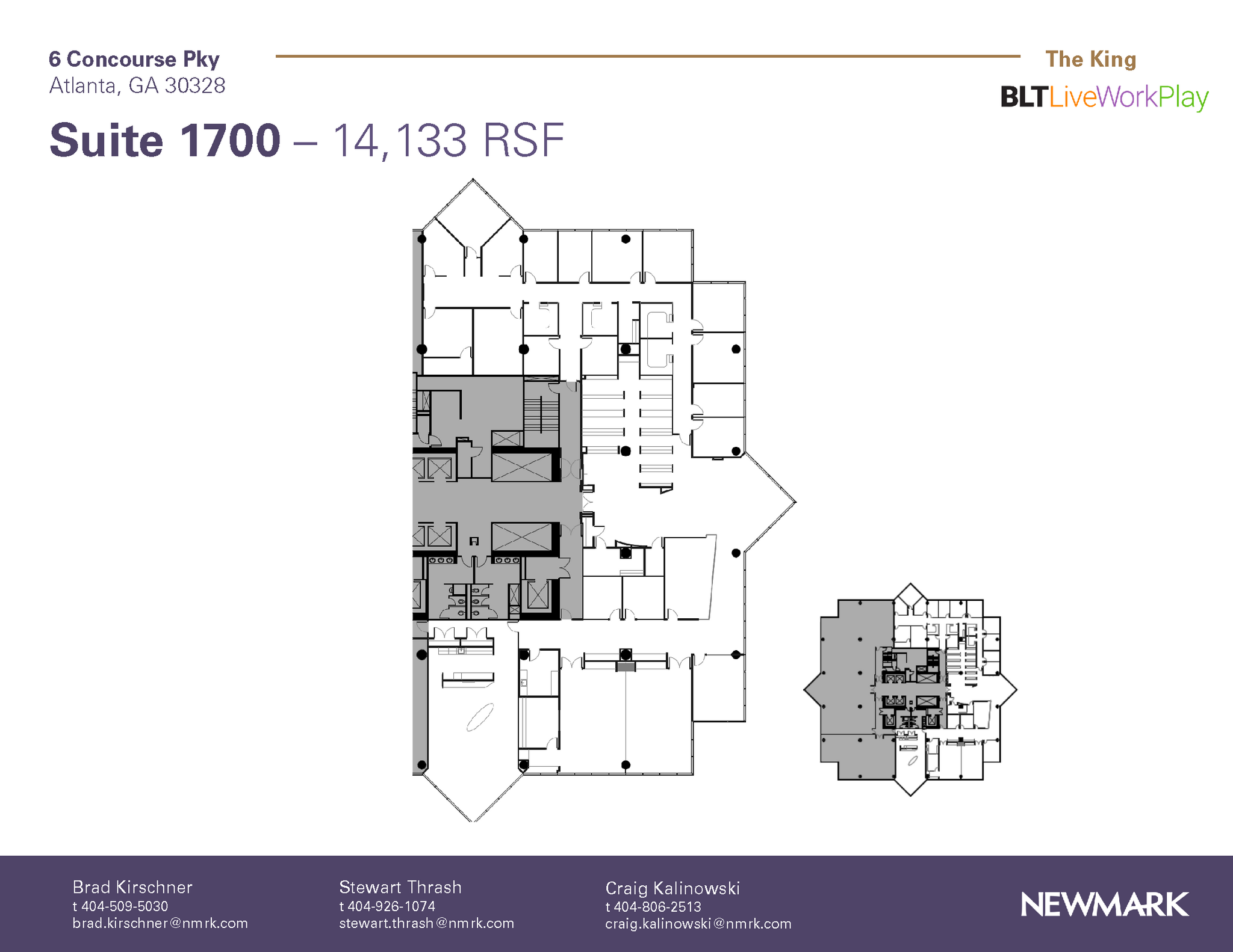 6 Concourse Pky NE, Atlanta, GA en alquiler Plano de la planta- Imagen 1 de 1