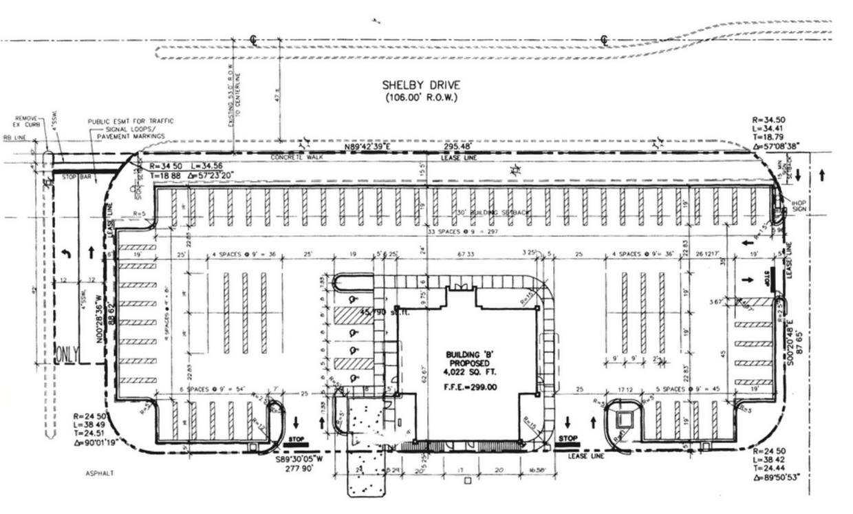 1277 E Shelby Dr, Memphis, TN en alquiler Plano de la planta- Imagen 1 de 1