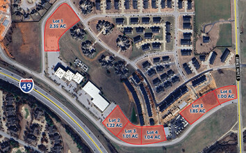 Ajax Ave, Rogers, AR - VISTA AÉREA  vista de mapa - Image1