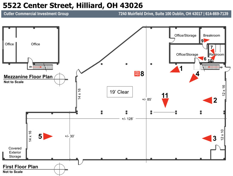 5522 A N Center St, Hilliard, OH en venta - Plano de la planta - Imagen 2 de 20