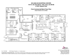 1131-1183 De Anza Blvd, San Jose, CA en alquiler Plano de la planta- Imagen 1 de 1