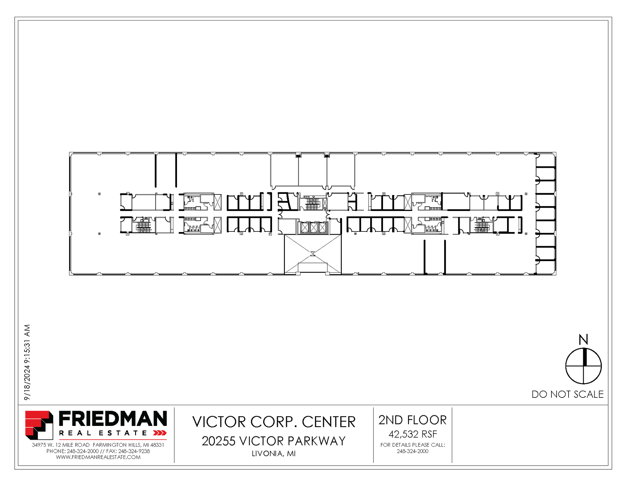 20255 Victor Pky, Livonia, MI en alquiler Plano de la planta- Imagen 1 de 1