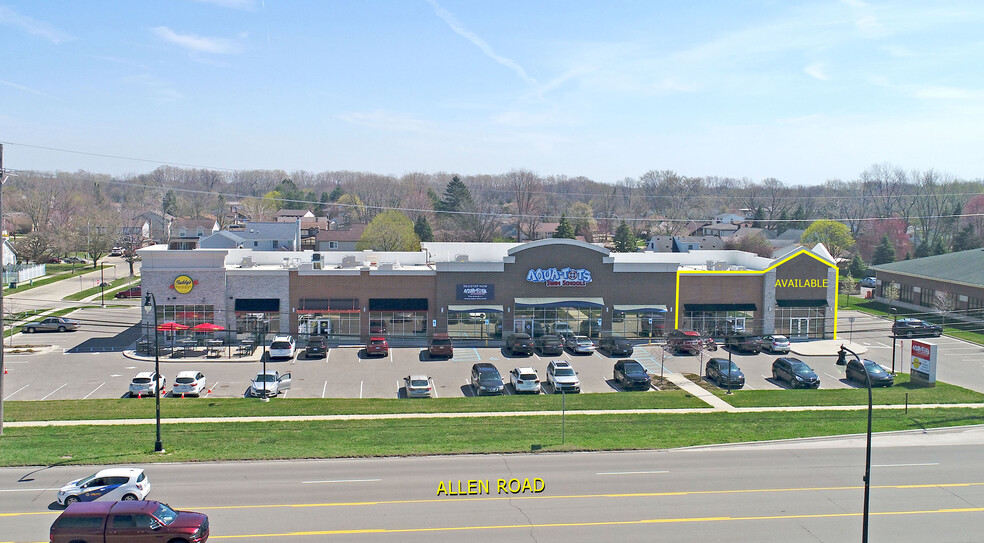 21611-21631 Allen Rd, Woodhaven, MI en alquiler - Foto del edificio - Imagen 1 de 9