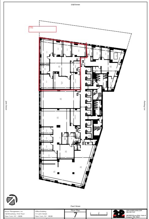 111 John St, New York, NY en alquiler Plano de la planta- Imagen 1 de 1