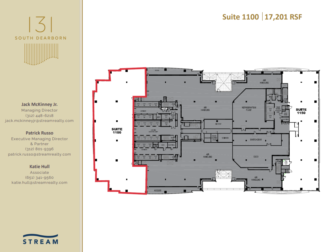 131 S Dearborn St, Chicago, IL en alquiler Plano de la planta- Imagen 1 de 1