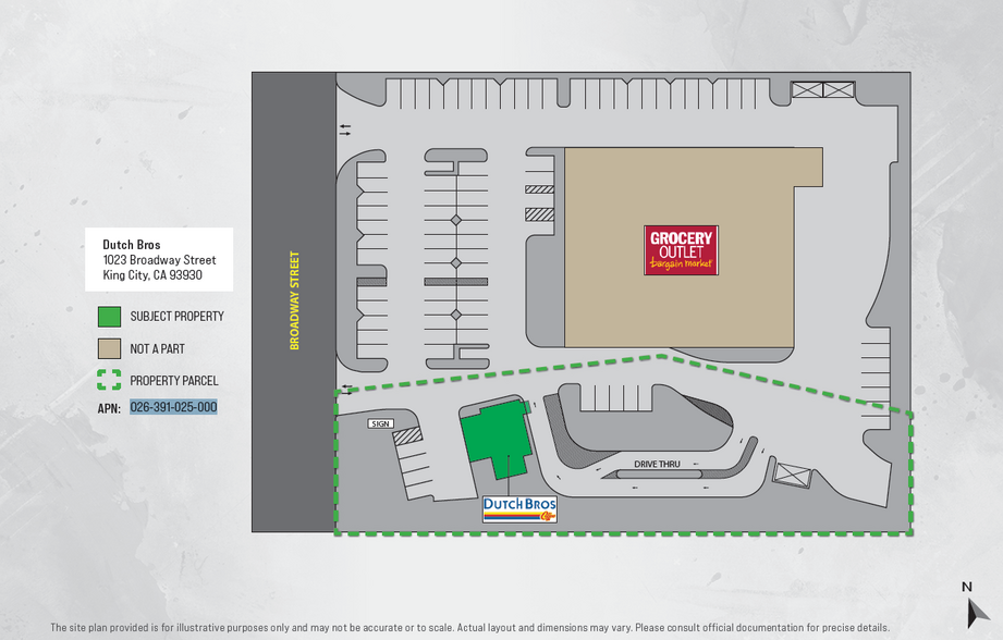 1023 Broadway St, King City, CA en venta - Plano del sitio - Imagen 2 de 4