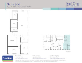 9850 NW 41st St, Doral, FL en alquiler Plano de la planta- Imagen 1 de 1