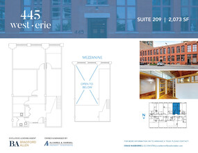 445 W Erie St, Chicago, IL en alquiler Plano de la planta- Imagen 1 de 9