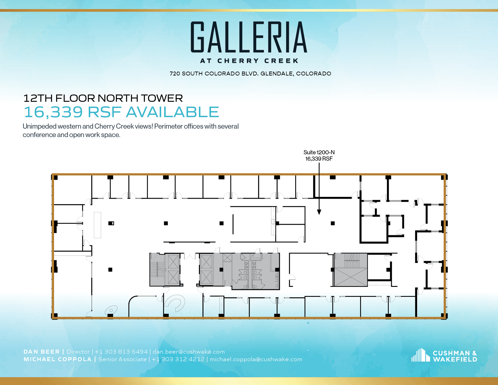 720 S Colorado Blvd, Denver, CO en alquiler Plano de la planta- Imagen 1 de 1