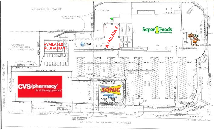 3115 Highway 28 E, Pineville, LA en alquiler - Plano del sitio - Imagen 3 de 3