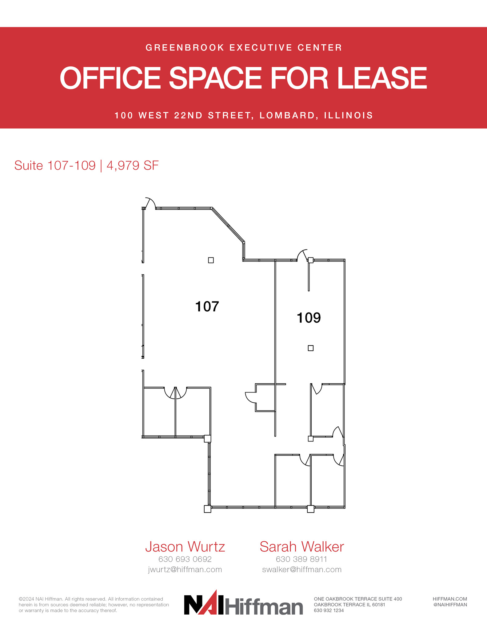 200 W 22nd St, Lombard, IL en alquiler Plano de la planta- Imagen 1 de 1