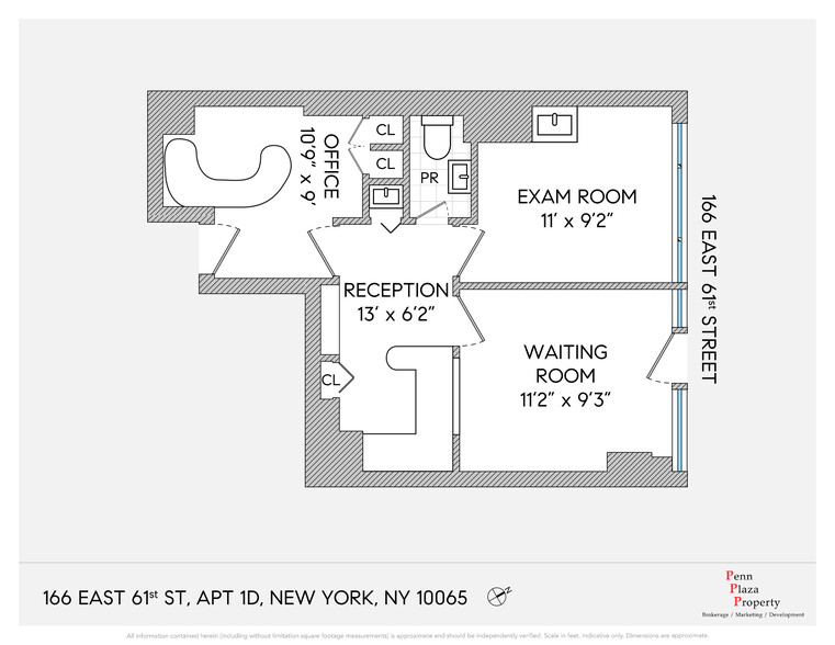 166 E 61st St, New York, NY en alquiler - Plano de la planta - Imagen 2 de 19