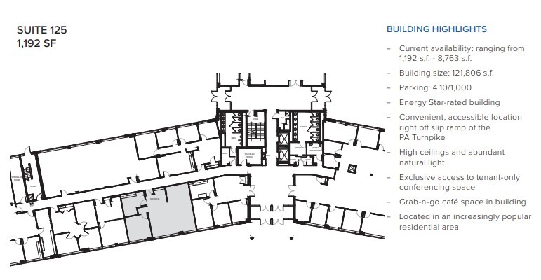 500 Office Center Dr, Fort Washington, PA en alquiler Plano de la planta- Imagen 1 de 1