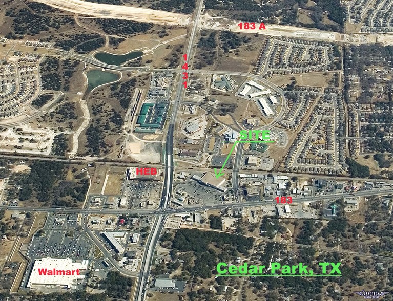 850 N Bell Blvd, Cedar Park, TX en alquiler - Vista aérea - Imagen 2 de 8