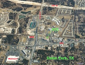 850 N Bell Blvd, Cedar Park, TX - VISTA AÉREA  vista de mapa - Image1