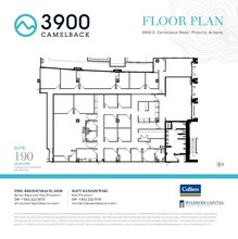 3900 E Camelback Rd, Phoenix, AZ en alquiler Plano de la planta- Imagen 1 de 2