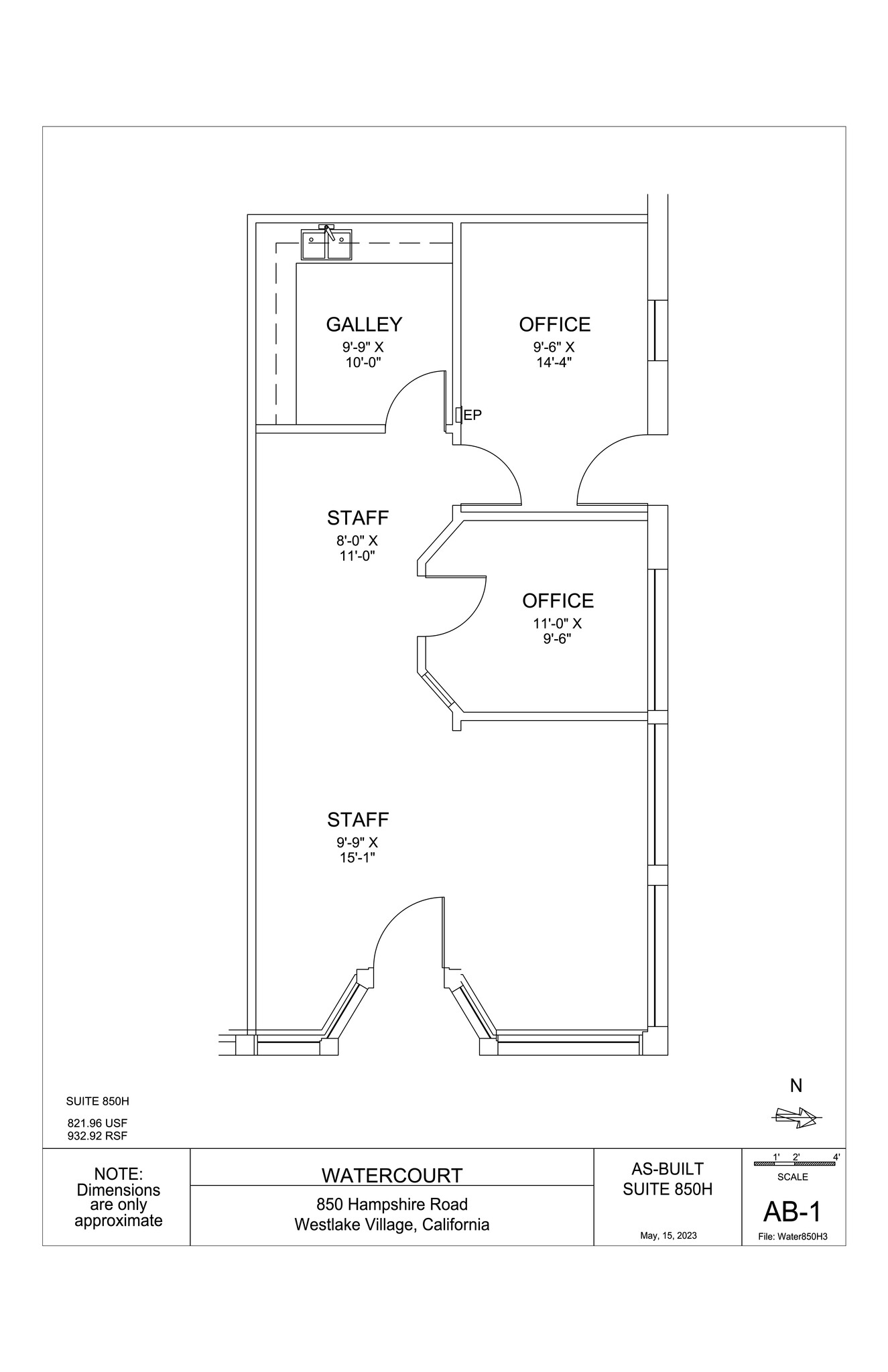 850 Hampshire Rd, Westlake Village, CA en alquiler Plano del sitio- Imagen 1 de 1