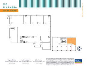 255 Alhambra Cir, Coral Gables, FL en alquiler Plano de la planta- Imagen 1 de 1