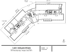 1401 Nolan Ryan Expy, Arlington, TX en alquiler Plano de la planta- Imagen 1 de 2