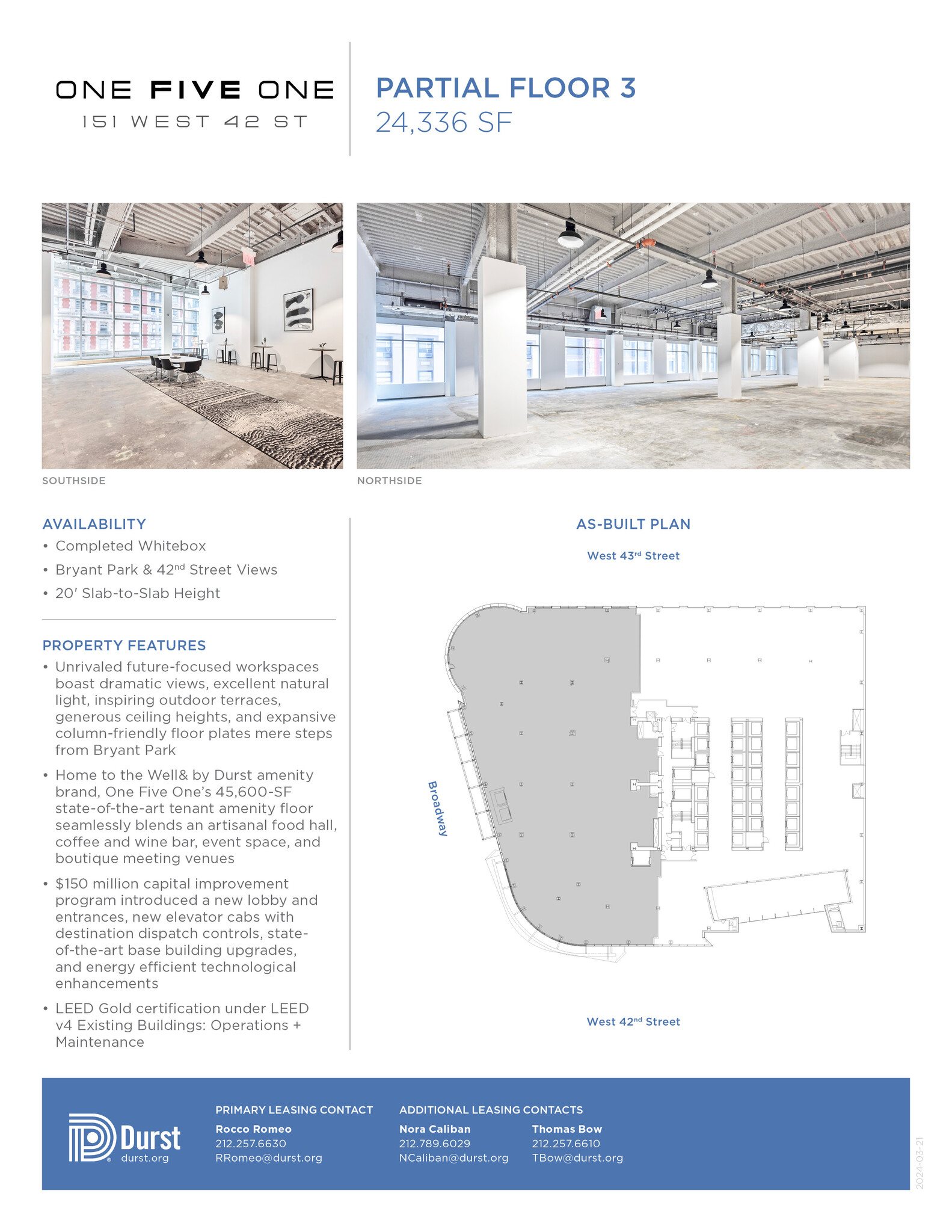 151 W 42nd St, New York, NY en alquiler Plano de la planta- Imagen 1 de 7