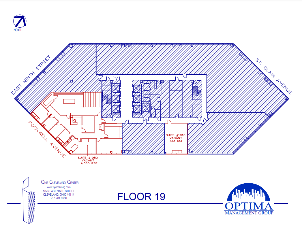 1375 E 9th St, Cleveland, OH en alquiler Plano de la planta- Imagen 1 de 1