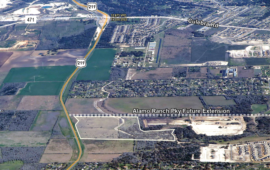 Hwy 211 & Alamo Ranch Pkwy, San Antonio, TX en alquiler - Vista aérea - Imagen 3 de 3