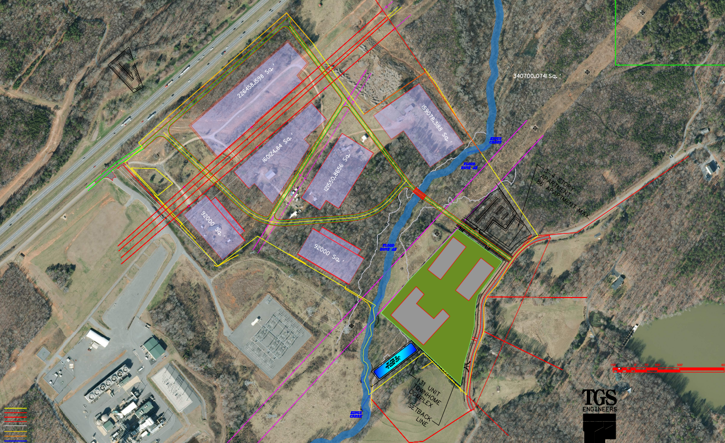 166-181 Gage Road/Galilee Church rd, Kings Mountain, NC en venta Plano de solar- Imagen 1 de 4