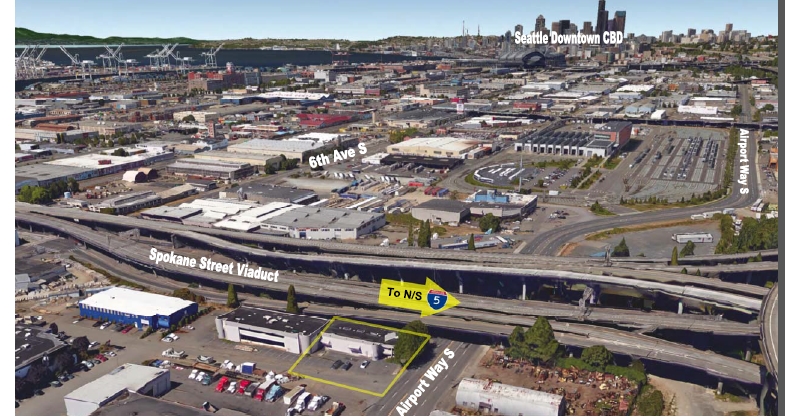 3605 Airport Way S, Seattle, WA en alquiler - Vista aérea - Imagen 3 de 5