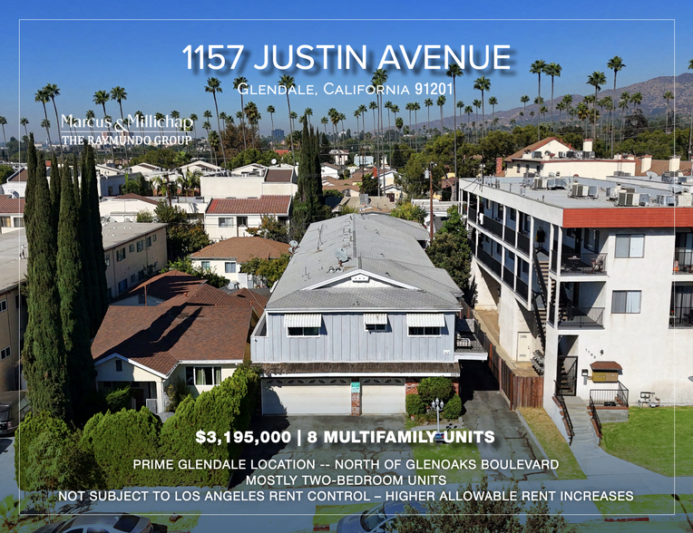 1157 Justin Ave, Glendale, CA en venta - Foto del edificio - Imagen 1 de 10