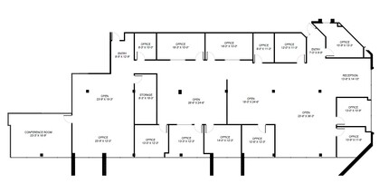 2655 Villa Creek Dr, Dallas, TX en alquiler Plano de la planta- Imagen 1 de 2