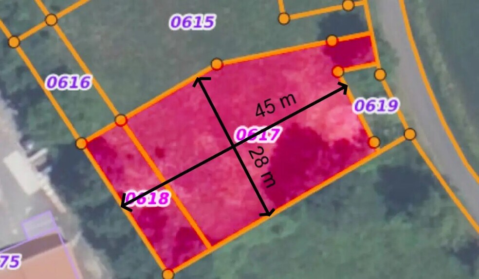 Terreno en La Mothe-Saint-Héray en venta - Plano del sitio - Imagen 2 de 2