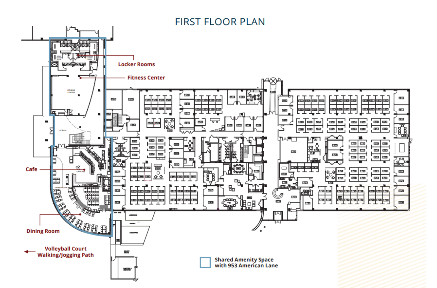 955 American Ln, Schaumburg, IL en alquiler Plano de la planta- Imagen 1 de 1