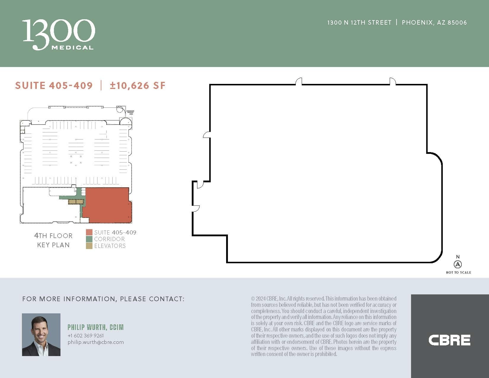 1300 N 12th St, Phoenix, AZ en alquiler Plano de la planta- Imagen 1 de 1